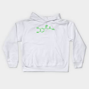 Adrenaline Molecule Chemical Formula Kids Hoodie